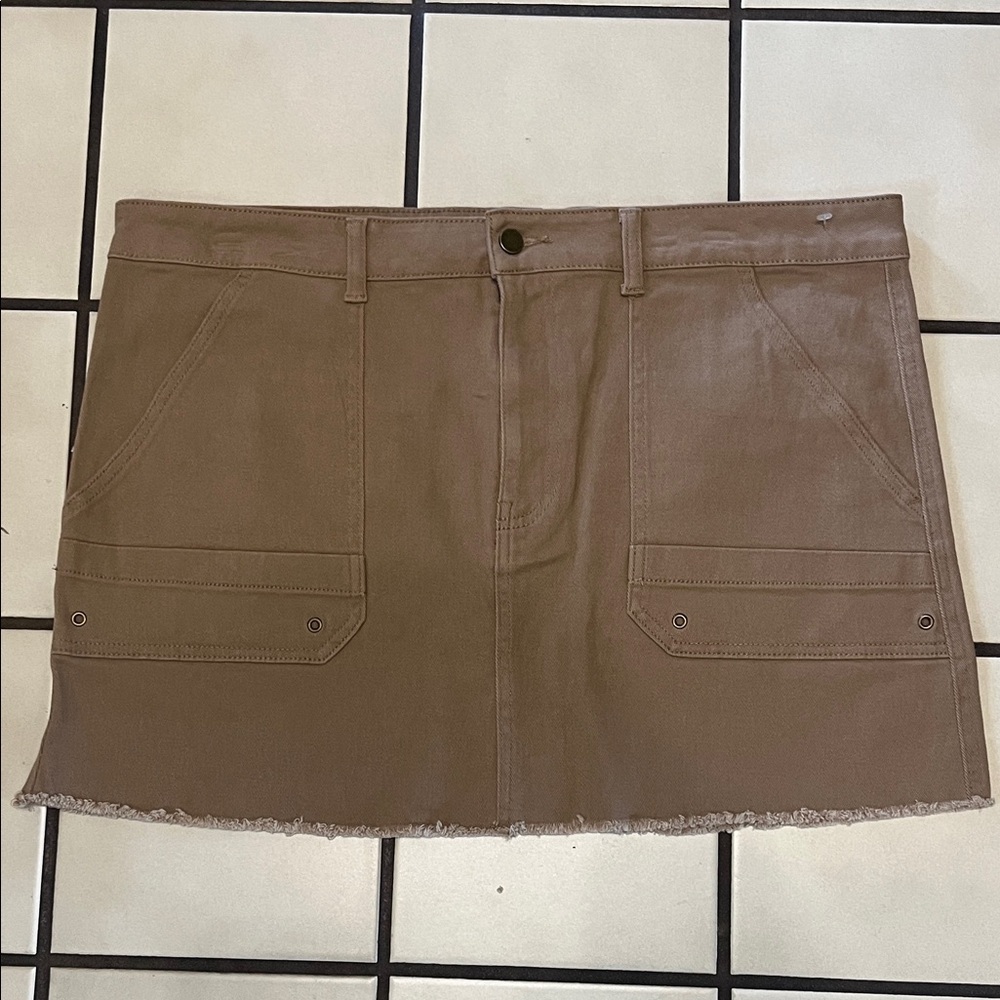 Stylish Brown Mini Skirt